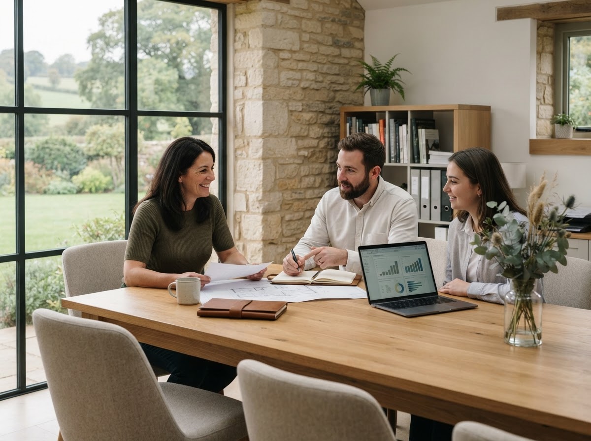 Clarevento methodology and data security approach represented in a calm office setting